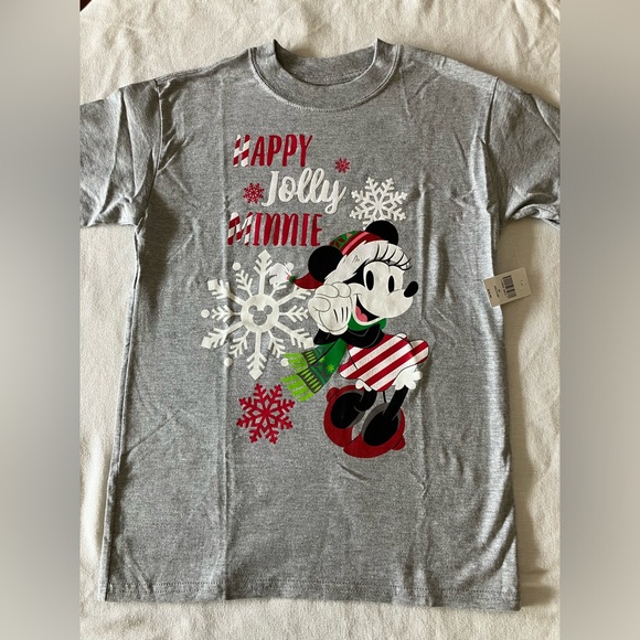 NWT Disney Parks Walt Disney World Minnie Mouse Christmas t-shirt - Picture 1 of 2